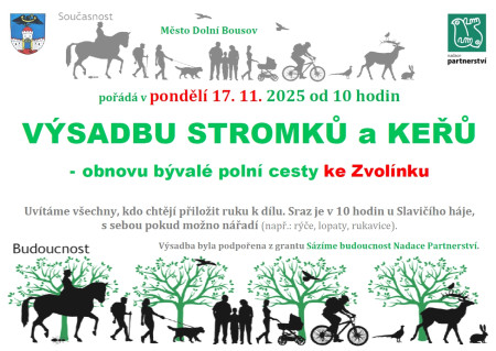 17.11. Společná výsadba stromů u Zvolínku